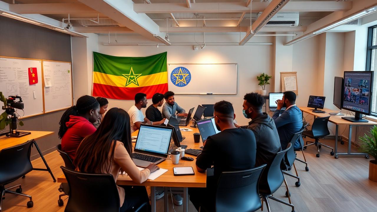 Ethiopian tech startup hub in Addis Ababa